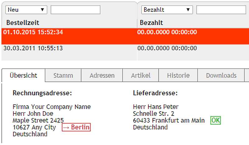 Gratis für Kunden: ZIP Checker