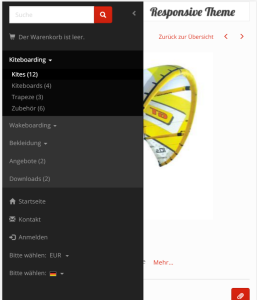 Off Canvas Navigation
