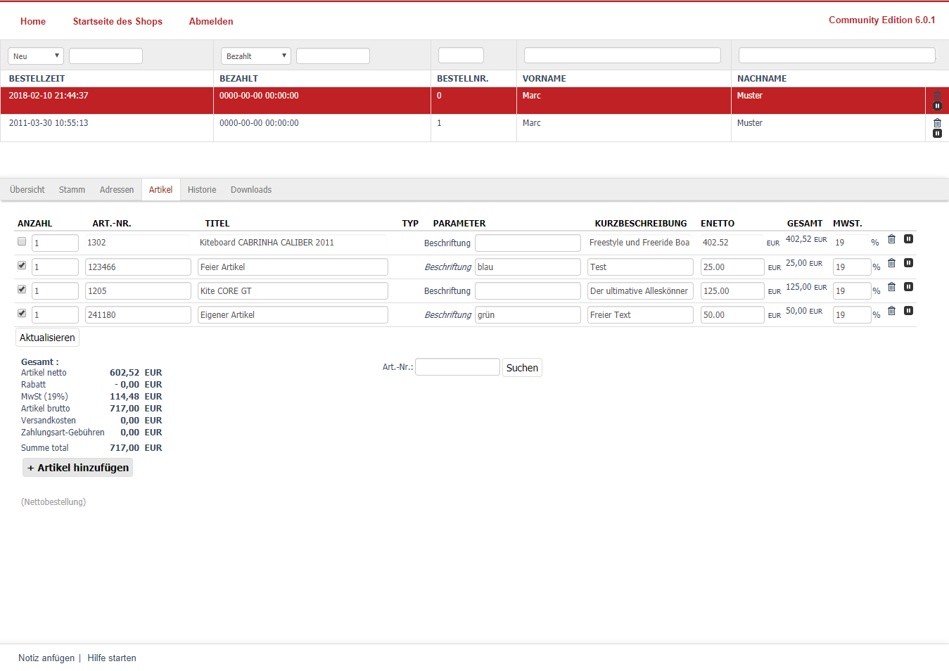easyBackendOrder 2.0: OXID 6 Update