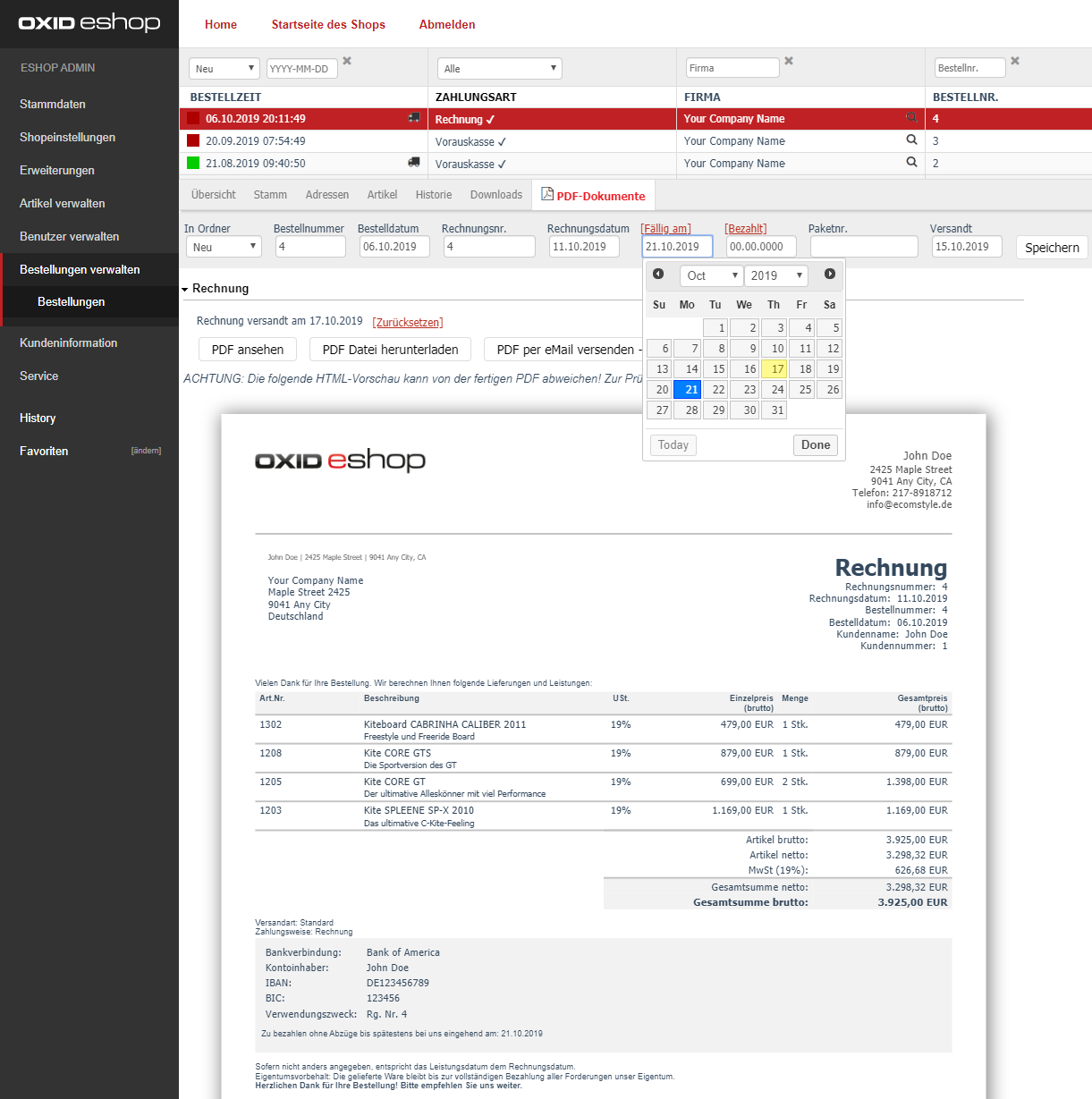 Neue Funktionen: easyDocuments 2.4.6
