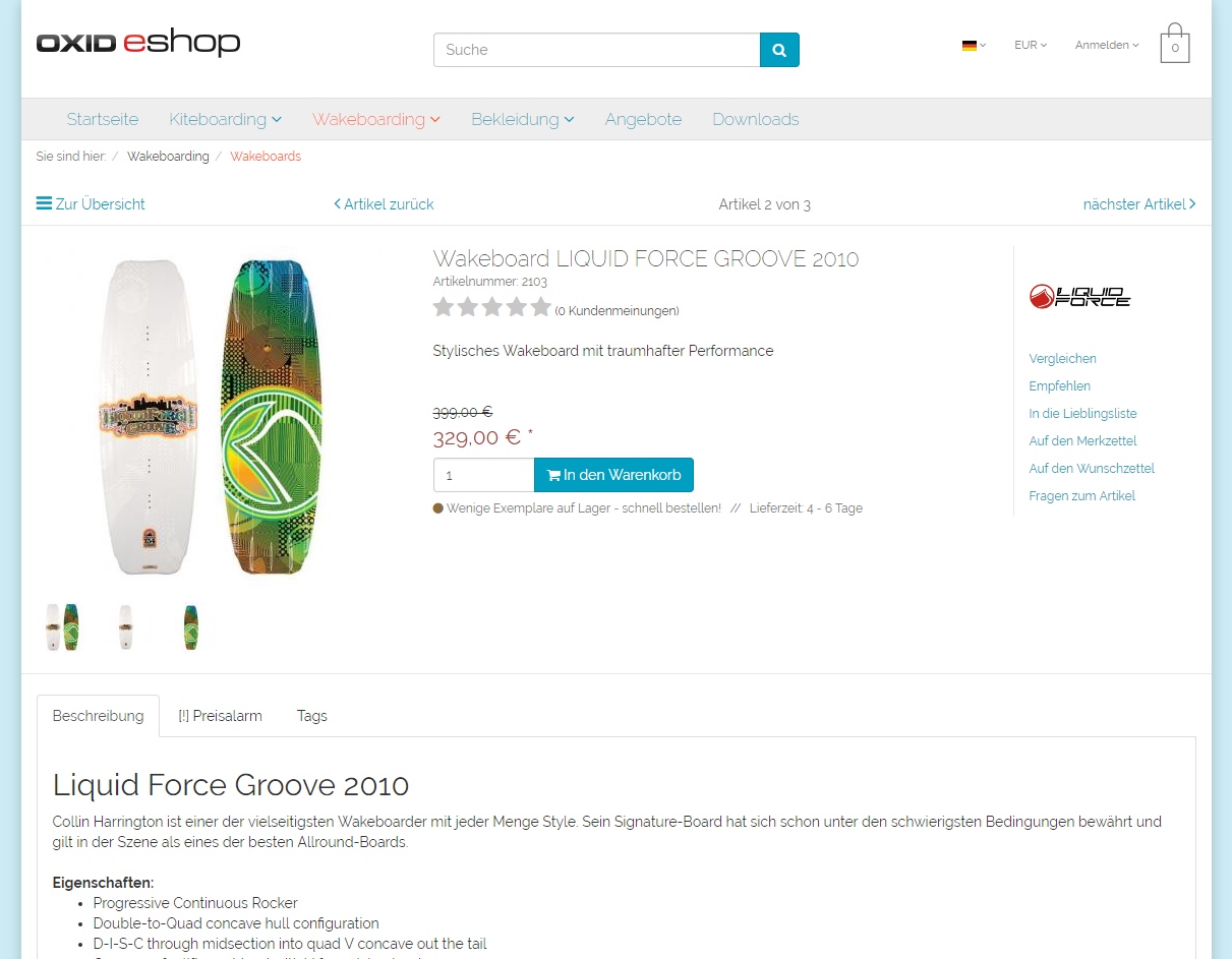 Neue Shopupdates verfügbar!