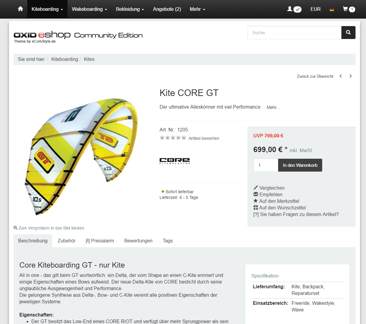 Megaupdate: eComTheme 2.2.4