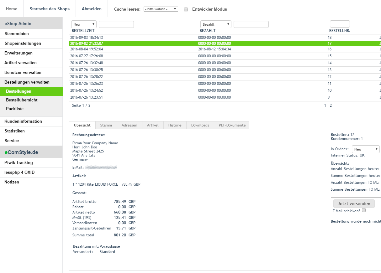 Update: Modul AdminCSS 1.1