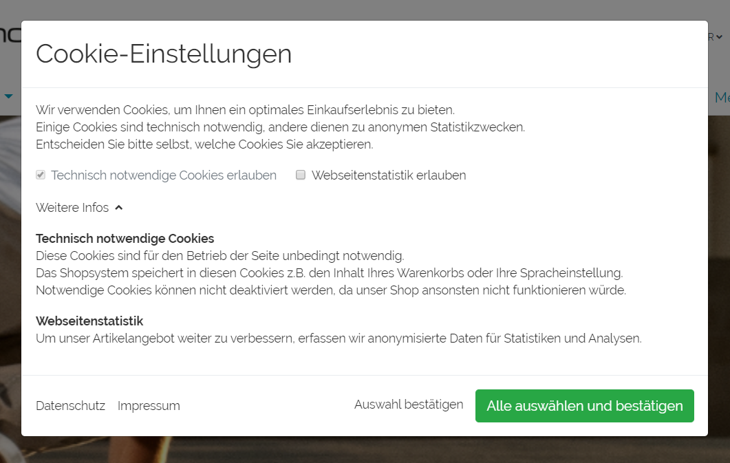 EasyTracking jetzt mit Cookie-Einstellungen Banner