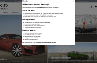 OXID Popup 