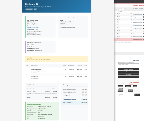 xRechnung OXID 7 (twig)